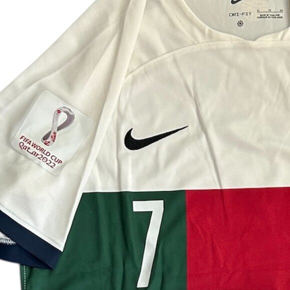 2022/2023 Ronaldo XL Nike World Cup Soccer Jersey PORTUGAL Away Jersey #7 - Picture 5 of 6